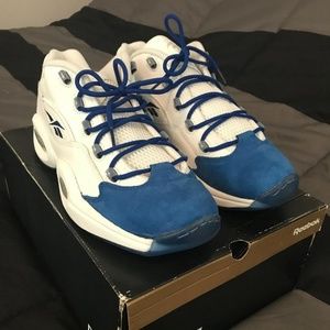 Reebok Question Low R13 White/Royal/Ice Iverson